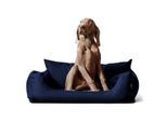 Tierlando NEMO Hundebett Hundesofa S M L Hundekorb Katzenbett 65 80 100cm dunkelblau 65 cm, 20 cm, 50 cm