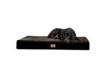 Tierlando STUART ORTHO PLUS - Orthopädische Hundematte schwarz 80 cm, 13 cm, 60 cm