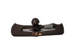 Tierlando ® Nonplusultra LINUS orthopädisches Hundebett Visco PLUS Kunstleder braun 1,6 m, 25 cm, 1,1 m