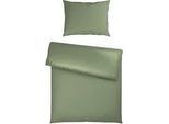 Bettwäsche Xenia Uni Hellgrün ca. 140x200cm
