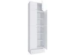 Kleiderschrank Lona XXL Weiß ca. 70x240x39 cm