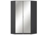 Eckleiderschrank Costa Grau