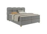 Boxspringbett Bianco Grau ca. 160x200cm