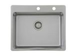 Einzelbecken Chicago ca. 60x23x50 cm Edelstahl