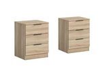 Nachtkästchenset KOPENHAGEN ca.45x60x40cm Sonoma Eiche