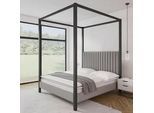 Himmelbett Mona Grau ca. 180x200 cm