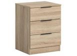 Nachtkästchen KOPENHAGEN ca.45x60x40cm Sonoma Eiche