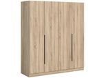 Drehtürenschrank KOPENHAGEN ca.160x181x52cm Sonoma Eiche