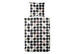 Bettwäsche PRIMERA "Mako-Satin -Bettwäsche Drops", grau, B/L: 135cm x 200cm, 1 Stk., 1 Stk., Mako-Satin, B/L: 80cm x 80cm, 2 Stk., Mako-Satin, Obermaterial: 100% Baumwolle, Bettwäsche, Bettwäsche, mit eleganten Tropfen