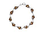Armband OSTSEE-SCHMUCK "- Tilde - Silber 925/000 - Bernstein" Gr. 18, silber (silber 925, silberfarben, weiß), Armbänder, Damen, Silber 925 (Sterlingsilber), Armband