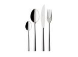 Besteck-Set VILLEROY & BOCH "Tafelbesteck Piemont 24er Set silber", silber, Essbesteck-Sets