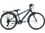 Kinderfahrrad DACAPO "DaCapo Kinderfahrrad 24" Bobby 7 Gänge - Ab 8 Jahre" Gr. 32, blau, Fahrräder, Kinder, 32cm, 24 Zoll (60,96cm) hinten: 24 Zoll (60,96cm)
