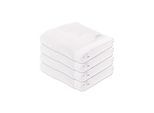 Handtuch TOM TAILOR "Handtuch Color Bath Towel 4er Pack" Gr. M, weiß, B:50cm, Obermaterial: 100% Baumwolle CO., Handtücher