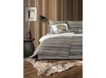 Bettwäsche IRISETTE "Zobel 8630", natur, B/L: 135cm x 200cm, 1 Stk., 1 Stk., Biber, B/L: 80cm x 80cm, 2 Stk., Biber, Obermaterial: 100% Baumwolle, Bettwäsche, Bettwäsche, samtig weich, leicht und wärmend