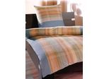 Bettwäsche DYCKHOFF "Corinna", beige, B/L: 135cm x 200cm, 1 Stk., 1 Stk., Frottee, B/L: 80cm x 80cm, 2 Stk., Frottee, Obermaterial: 75% Baumwolle, 25% Polyester, Bettwäsche, Bettwäsche, aus Weichfrottier