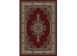Teppich AYYILDIZ TEPPICHE "Marrakesh 297" Gr. 8, rot, B:300cm H:12mm L:400cm, Kunstfaser, Teppiche, Teppich, Kurzflor, Orient-Optik, Webteppich, Wohnzimmer