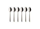 Besteck-Set VILLEROY & BOCH "Kaffeelöffel Daily Line 14,2 cm 6er Set silber", silber, Essbesteck-Sets