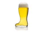 Bierglas STÖLZLE "Bierglas Stiefel 1000 ml transparent", bunt (transparent), Glas, Trinkgefäße