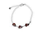 Armband OSTSEE-SCHMUCK "- Tilde - Silber 925/000 - Bernstein" Gr. 16, silber (silber 925, silberfarben, weiß), Armbänder, Damen, Silber 925 (Sterlingsilber), Armband
