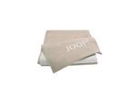 Wohndecke JOOP "Wohndecken 1er Pack" Gr. 150, beige, B:150cm, Obermaterial: 58% Baumwolle CO. 35% Polyacryl PAN. 7% Polyester PES., Wohndecken, Wohndecke