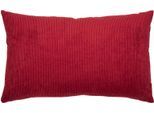 Dekokissen PAD "CASUAL", rot, unifarben, B:35cm L:60cm, Polyacryl, Polyester, Dekokissen_Sitzkissen_Kissenhüllen, Made in Europe