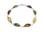 Armband OSTSEE-SCHMUCK "- Tonje - Silber 925/000 - Bernstein" Gr. 19, silber (silber 925, silberfarben, weiß), Armbänder, Damen, Silber 925 (Sterlingsilber), Armband