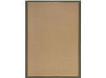 Teppich FLAIR RUGS "Kira mit Fischgrätmuster, aus Jute", grün, B:160cm H:3mm L:230cm, Jute, Kunstfaser, Teppiche, Teppich