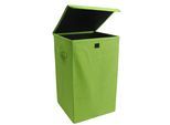 Faltbox VCM "Wäschekorb Wäschebox Stoffbox mit Deckel Dreso M", grün, Aufbewahrungsboxen