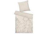Wendebettwäsche TOM TAILOR HOME "Lennart in Gr. 135x200, 155x220 oder 200x200 cm, ideal für Weihnachten", beige (natur), B/L: 135cm x 200cm, 1 Stk., 1 Stk., Flanell, B/L: 80cm x 80cm, 2 Stk., Flanell, Obermaterial: 40% Baumwolle, 35% Polyester, 25% Viskose, Bettwäsche, Wendebettwäsche, Flanell kuschelig warm im Winter, Weihnachtsbettwäsche aus Baumwolle