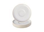 Untertasse "Kaffeeuntertassen Crafted ø 14,9 cm 6er Set", beige (cotton), L:14,9cm, LIKE. BY VILLEROY & BOCH, Speiseteller