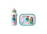 Lunchbox MEPAL "Lunchset Campus 400 ml + 700 ml 2er Set", bunt (disney princess), Lebensmittelaufbewahrungsbehälter, Lunchbox