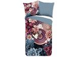 Wendebettwäsche HIP "Asher", bunt (multi), B/L: 155cm x 220cm, 1 Stk., 1 Stk., Mako-Satin, B/L: 80cm x 80cm, 2 Stk., Mako-Satin, Obermaterial: 100% Baumwolle, Bettwäsche, Wendebettwäsche, Mako-Satin, Reißverschluss, Wendeoptik, Mandala, Blumen, Schmetterling