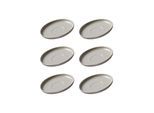 Untertasse RITZENHOFF & BREKER "Espressountertassen Jasper ø 10.5 cm 6er Set", grau (taupe), L:10,5cm, Speiseteller