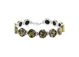Armband OSTSEE-SCHMUCK "- Classic 10 mm - Silber 925/000 - Bernstein" Gr. 18, silber (silber 925, silberfarben, weiß), Armbänder, Damen, Silber 925 (Sterlingsilber), Armband
