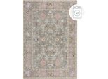 Teppich FLAIR RUGS "Una", grün, B:190cm H:4mm L:290cm, Kunstfaser, Teppiche, Teppich, Waschbarer Traditioneller Teppich