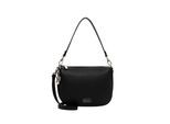 Umhängetasche TAMARIS "Umhängetasche TAS Katharina", Mädchen, Gr. B/H/T: 26cm x 20cm x 6cm 0, schwarz (schwarz 100), Polyurethan, Taschen Umhängetasche