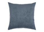 Dekokissen PAD "CASUAL", blau (dusty blau, unifarben), B:40cm L:40cm, Polyacryl, Polyester, Dekokissen_Sitzkissen_Kissenhüllen, Made in Europe