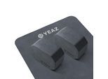 Yogablock YEAZ "Set - Yoga-Blöcke & Handtuch NEXT LEVEL", schwarz, Yogakissen