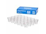 Schnapsglas VAN WELL "Stamper geeicht mit Rotring Mannheim 2 cl 24er Set transparent", bunt (transparent), 24 tlg., Glas, Trinkgefäße