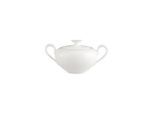 Zuckerstreuer VILLEROY & BOCH "Zuckerdose Anmut Platinum No.1 290 ml weiß", weiß, Zuckerstreuer