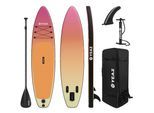 Inflatable SUP-Board YEAZ "SUP Board und Kit PARADISE BEACH - EXOTRACE PRO - SET", orange, Wassersportboards
