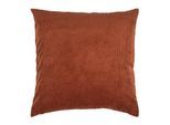 Dekokissen PAD "CASUAL", braun (rust, unifarben), B:40cm L:40cm, Polyacryl, Polyester, Dekokissen_Sitzkissen_Kissenhüllen, Made in Europe