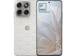 MOTOROLA Smartphone "edge 70 512GB", Energieeffizienz: A (A-G), pantone cloud dancer, 512 GB, Mobiltelefone