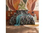 Bettwäsche ESTELLA "Regina", 985, multicolor, B/L: 200cm x 200cm, 1 Stk., 4 Stk., Mako-Satin, B/L: 80cm x 80cm & 40cm x 80cm, 5 tlg., Mako-Satin, Obermaterial: 100% Baumwolle, Bettwäsche, Bettwäsche, Mako-Satin, 100% Baumwolle