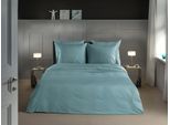 Bettwäsche HECKETT & LANE "Banda", blau (sphere blau), B/L: 135cm x 200cm, 1 Stk., 1 Stk., Mako-Satin, B/L: 80cm x 80cm, 2, Mako-Satin, Obermaterial: 100% Baumwolle, Bettwäsche, Bettwäsche, hochwertiges Mako-Satin, Streifen Satin, Bettwäsche ab 135x200 cm.