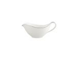 Sauciere VILLEROY & BOCH "Sauciere Anmut Platinum No. 1 250 ml weiß", weiß, Schüsseln