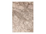 Teppich KAYOOM "Mineral 225", beige, B:80cm H:12mm L:300cm, Polypropylen, Teppiche, Teppich, Kurzflor, Hoch Tief Struktur, Wohnzimmer