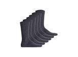 Kurzsocken GANT "Socken 6er Pack", Herren, Gr. 43-45, grau, Obermaterial: 73% Baumwolle CO. 24% Polyamid PA. 2% Elasthan EL. 1% Polyester PES., Socken