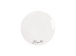 Frühstücksteller VILLEROY & BOCH "Frühstücksteller Je t'aime Statement ø 21,2 cm weiß", weiß, Speiseteller