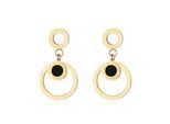 Paar Ohrhänger AILORIA "Ohrringe AXELLE", gold, Ohrringe, Damen, Edelstahl